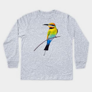 Rainbow Bee-eater Kids Long Sleeve T-Shirt